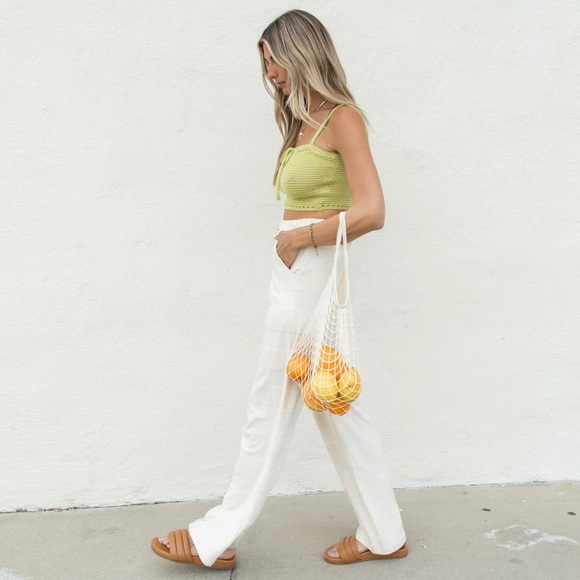 Vintage Summer Towel Pants Ivory - Picture 4 of 5